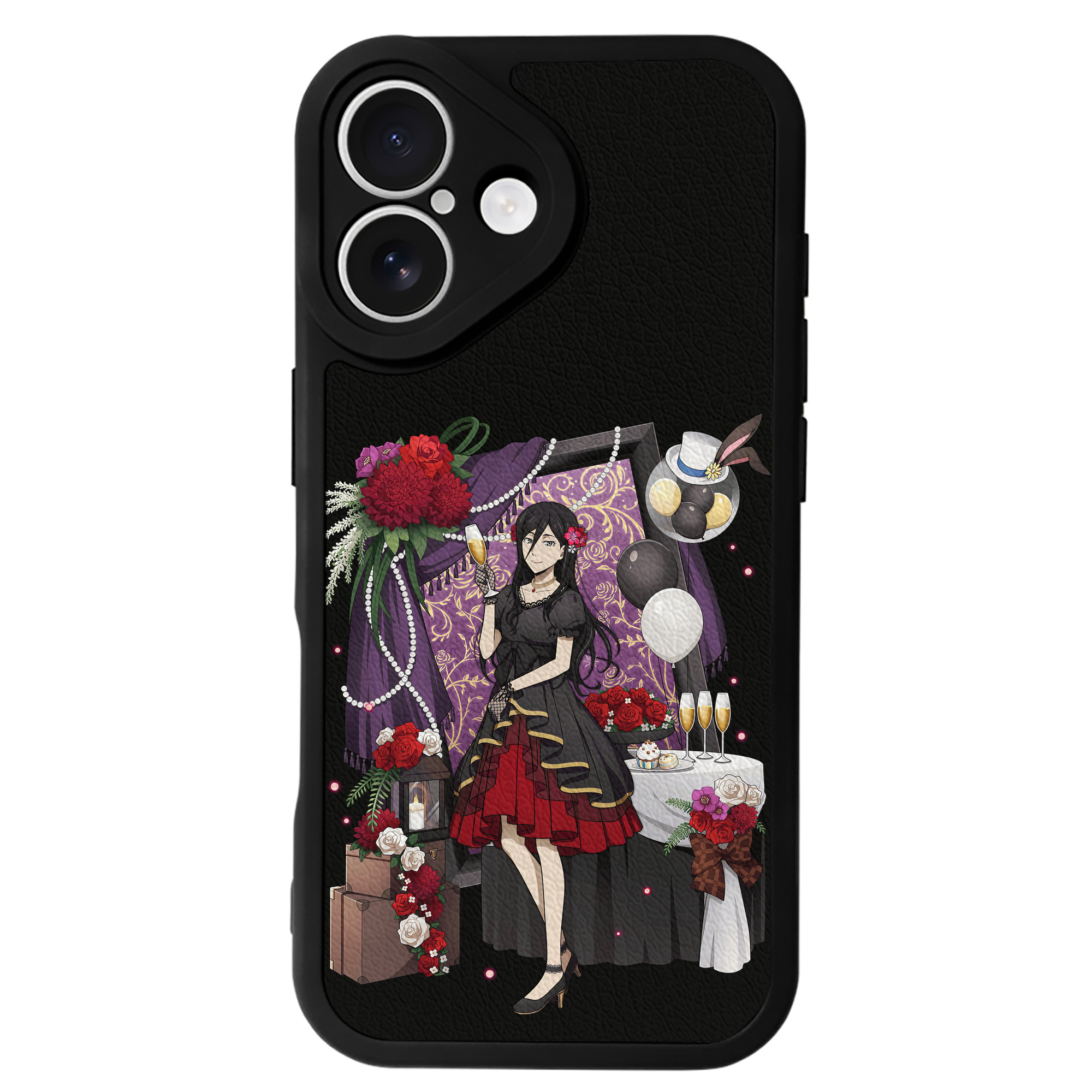 （画像用） 文豪ストレイドッグス Bungo Stray Dogs 【iPhone 16シリーズ対応】シリコンスマホケース（レザー調） 材質：シリコン